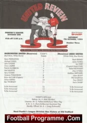 Manchester United v Leeds United 1995 – Eric Cantona Reserves Match