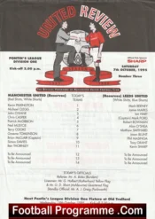 Manchester United v Leeds United 1995 – Eric Cantona Reserves Match