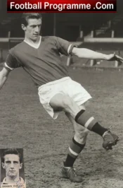 Manchester United Dennis Viollet Signed Autograph Picture 1950s