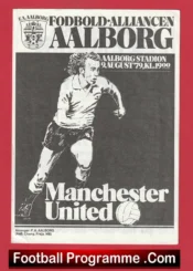 Aalborg v Manchester United 1979 – Multi Signed Autograph