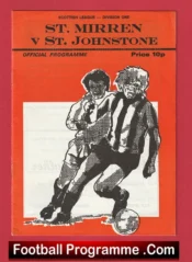 St Mirren v St Johnstone 1977 – Alex Ferguson Manager
