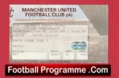 Manchester United v Leeds United 1996 – Football Ticket