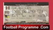 Fulham v Manchester United 2004 – Match Ticket