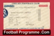 Chelsea v Manchester United 2003 – Football Ticket