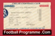 Chelsea v Manchester United 2003 – Football Ticket