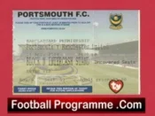 Portsmouth v Manchester United 2004 – Football Ticket