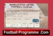Manchester United v Tottenham 1996 – Football Ticket