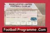 Manchester United v Tottenham 1996 – Football Ticket