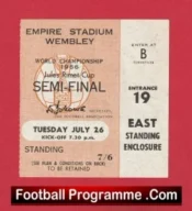 England v Portugal 1966 – Ticket World Cup Genuine Semi Final