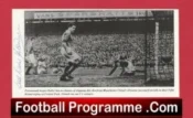 Manchester United John Downie Autograph Signed Picture Man Utd 1940s