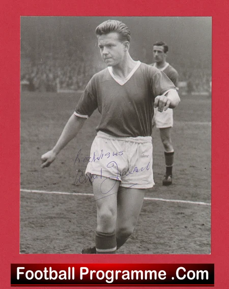 Manchester United Albert Quixall Signed Autograph Picture Man Utd - Image 2