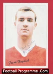Manchester United Frank Haydock Autographed Signed Picture Man Utd
