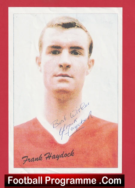 Manchester United Frank Haydock Autographed Signed Picture Man Utd - Image 2
