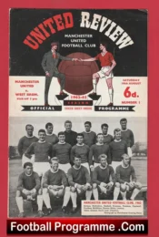 Manchester United v WBA 1962 – Man Utd 62 Denis Law Debut Match