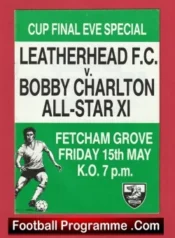 Leatherhead v Bobby Charlton All Star X1 1987