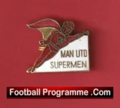 Manchester United Vintage Football Badge Man Utd Badge 1970s
