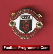 Manchester United Vintage Football Badge Man Utd Badge 1970s