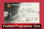 Manchester United v Barnet 2005 – League Cup Football Ticket