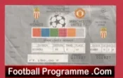 Monaco v Manchester United 1998 – Football Ticket