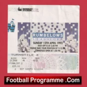 Manchester United v Nottingham Forest 1992 – League Cup Final Ticket