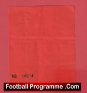 Oldham Athletic v Manchester United 1990 – Ticket