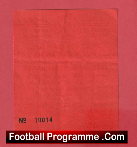 Oldham Athletic v Manchester United 1990 - Ticket - Image 2
