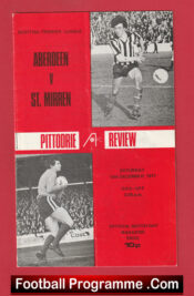 Aberdeen v St Mirren 1977 – Alex Ferguson Manager