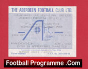 Aberdeen v Porto 1984 – Football Ticket Semi Final Alex Ferguson