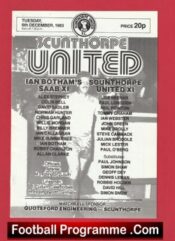 Ian Botham X1 v Scunthorpe United X1 1983 – Bobby Charlton