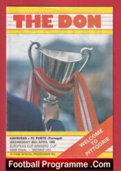 Aberdeen v Porto 1984 – Semi Final Alex Ferguson