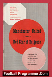 Manchester United v Red Star Belgrade 1958 – Munich Season 1957/58