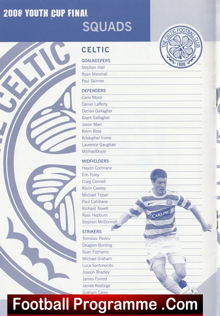 Glasgow Rangers v Glasgow Celtic 2008 - Scottish Youth Cup Final - Image 3