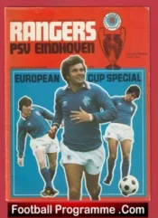 Glasgow Rangers v PSV Eindhoven 1978 – European Cup