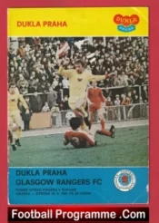 Dukla Prague v Glasgow Rangers 1981 – ECWC