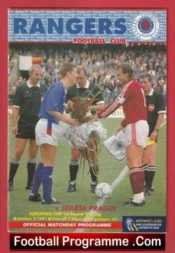 Glasgow Rangers v Sparta Prague 1991 – European Cup ECWC