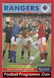 Glasgow Rangers v Sparta Prague 1991 – European Cup ECWC