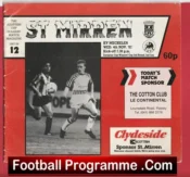 St Mirren v KV Mechelen 1987 – European Cup ECWC
