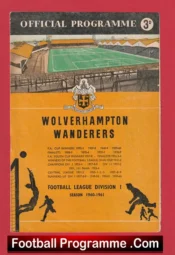 Wolves Wolverhampton v Chesterfield 1960
