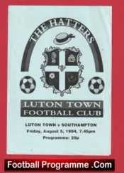 Luton Town v Southampton 1994