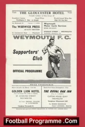 Weymouth v Barnstaple Town 1962