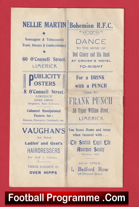 Limerick City v Transport 1953 - Ireland Irish - Image 4