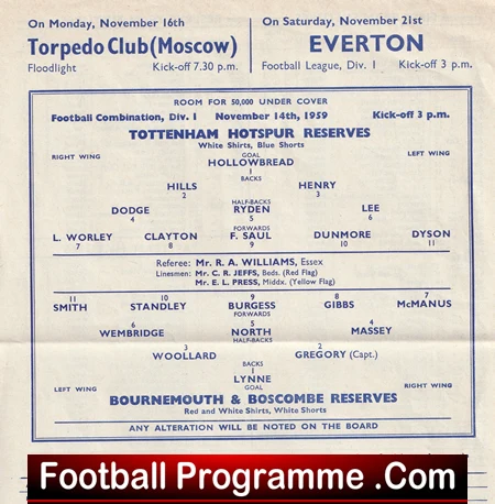 Tottenham Hotspur v Bournemouth 1959 - Image 3