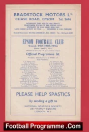 Epsom v Dagenham 1957