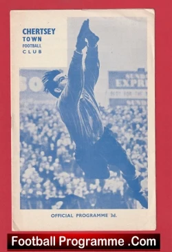 Chertsey Town v Woodford Town 1966