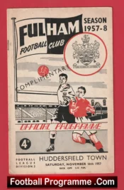 Fulham v Huddersfield Town 1957