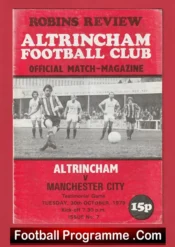 Altrincham v Manchester City 1979 – Testimonial Match