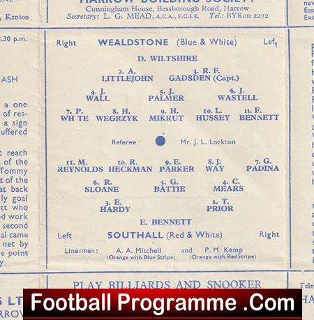 Wealdstone v Southall 1952 - Image 3