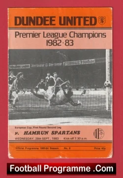Dundee United v Hamrun Spartans 1983