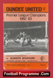 Dundee United v Hamrun Spartans 1983