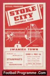 Stoke City v Swansea 1953 – Old Football Programmes